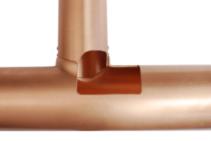 Lap joint copper