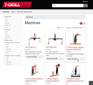 T-DRILL Webshop